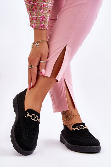 Moteriški sportbačiai su puošmena Juoda Alena