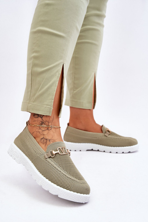 Moteriški sportbačiai su puošmena Green Alena