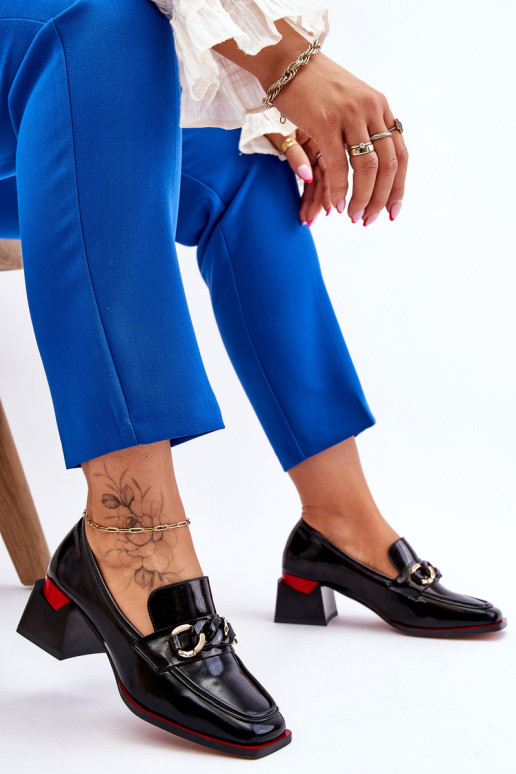 Patogūs žemakulniai aukštakulniai juodos...