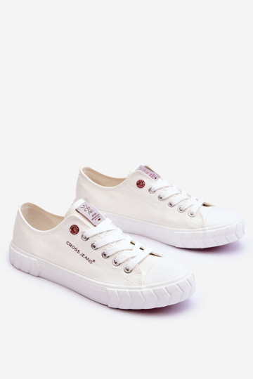 Klasikiniai moteriški sportbačiai Cross Jeans LL2R4052 balti 2