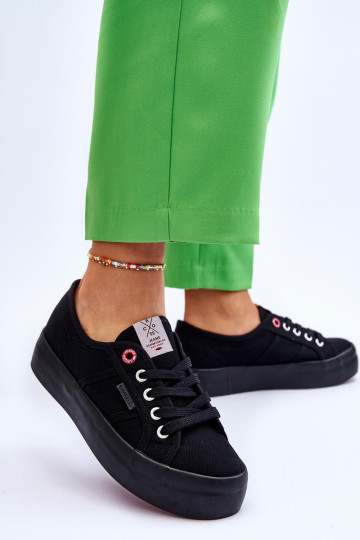 Moteriški sportbačiai Cross Jeans LL2R4039 juodi 2