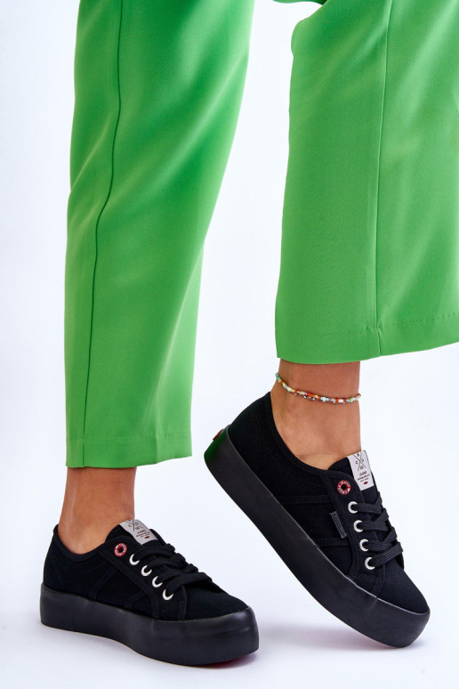 Moteriški sportbačiai Cross Jeans LL2R4039 juodi