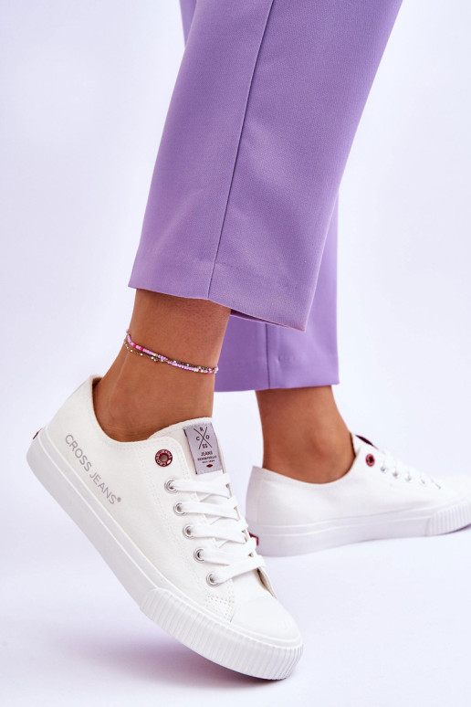 Moteriški sportbačiai Cross Jeans LL2R4067 balti