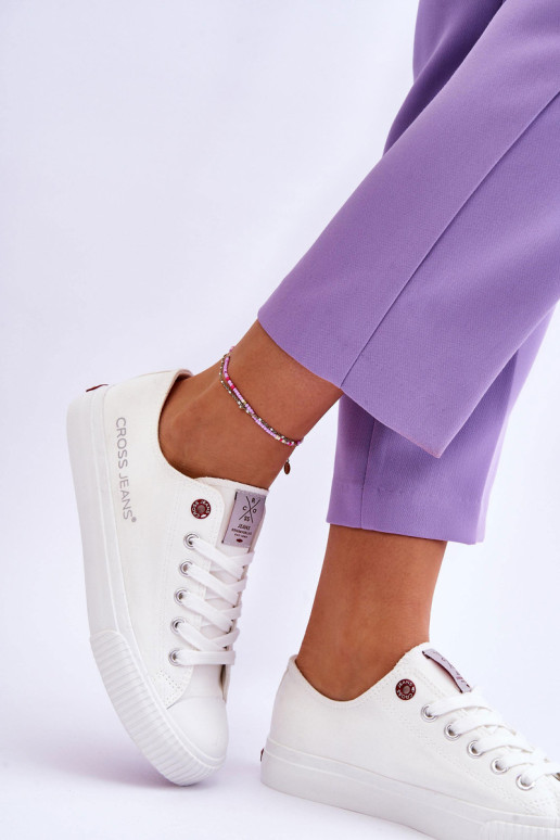 Moteriški sportbačiai Cross Jeans LL2R4067 balti