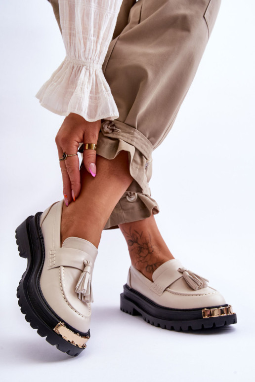 Klasikiniai zomšiniai loaferiai su Violet...