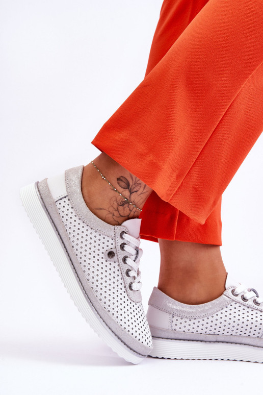 Madingi odiniai ažūriniai sportiniai batai...