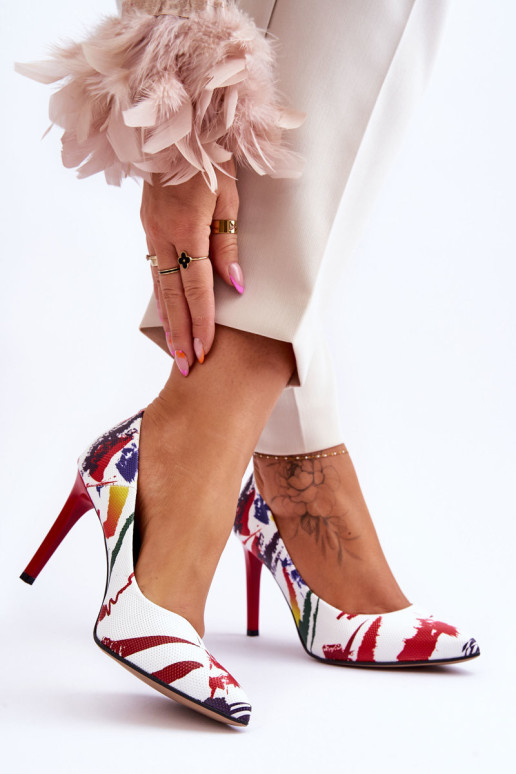 Madingi odiniai aukštakulniai Lewski batai 2659...