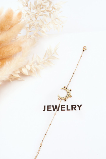 Moteriška Mėnulio apyrankė auksinė