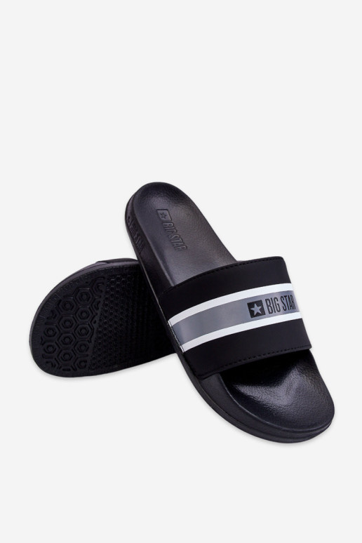 Guminės šlepetės Big Star JJ274A263 juodos