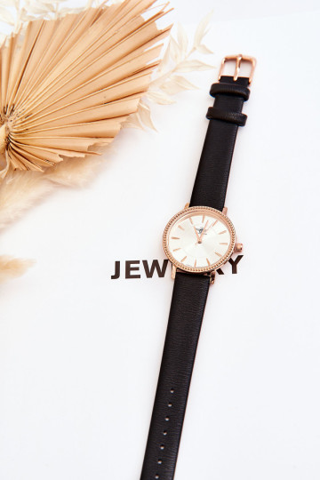 Moteriškas Michael John klasikinis diržinis laikrodis,...