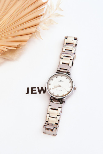 Moteriškas vandeniui atsparus laikrodis Giorgio&Dario Silver