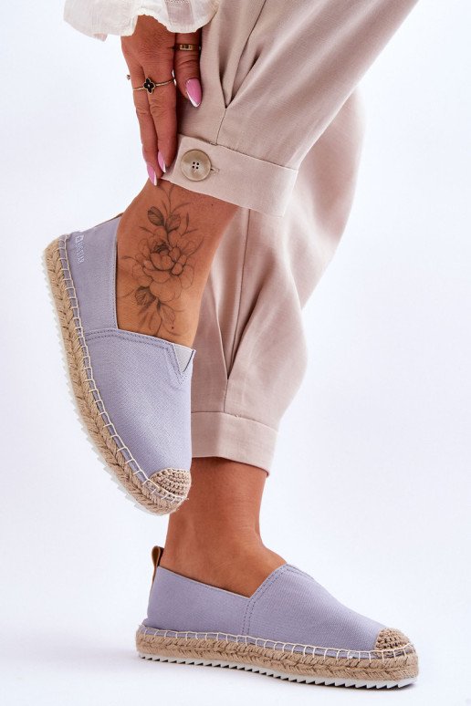 Espadrilės ant pinto pado Big Star HH274497 Šviesiai mėlyna