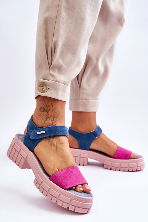 Moteriški zomšiniai sandalai Big Star LL276034...