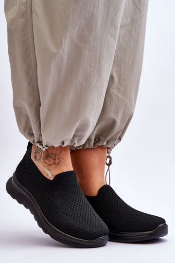 Moteriški, tekstiliniai, juodi „Adiora“ sportbačiai 2