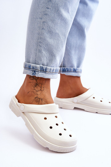 Moteriški guminiai balti Rabios