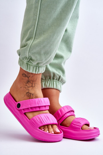 Foam Slide sandalai Fuchsia Lirell