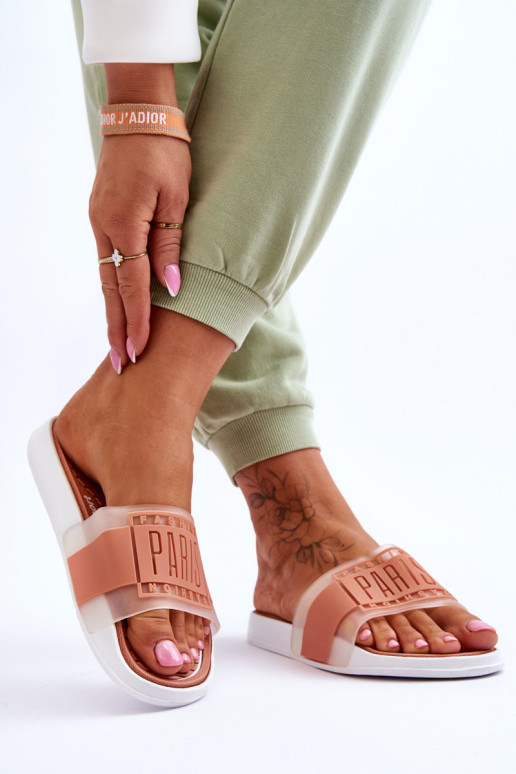 Moteriškos sportinės šlepetės Nude Sunrise