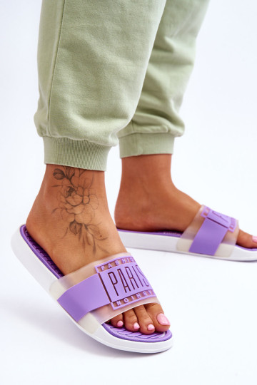 Moteriškos sportinės šlepetės Violet Sunrise