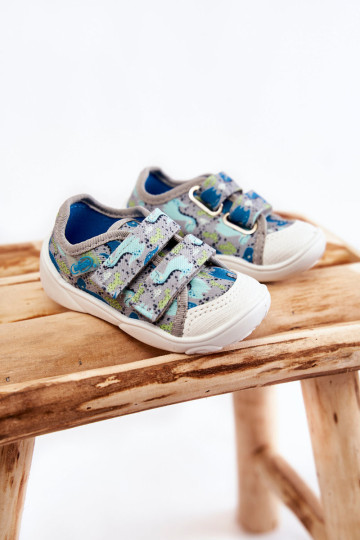 Vaikiški sportbačiai Dinosaurs Befado 907P156 Pilka 2