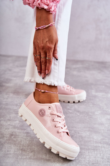 Madingi lakuoti sportbačiai Big Star KK274047 Rožiniai