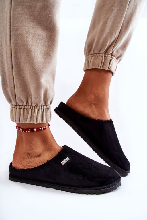 Šiltos šlepetės Inblu juodos 3