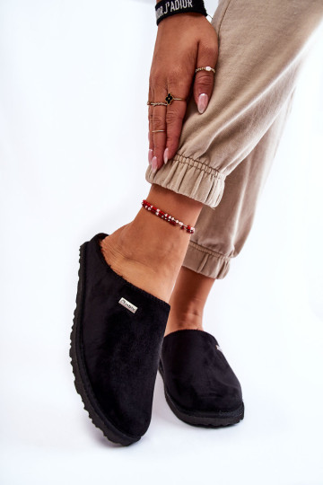 Šiltos šlepetės Inblu juodos