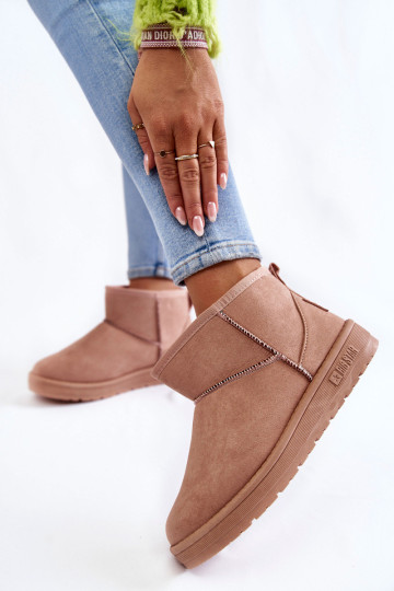 Šilti sniego batai Big Star rožiniai 3