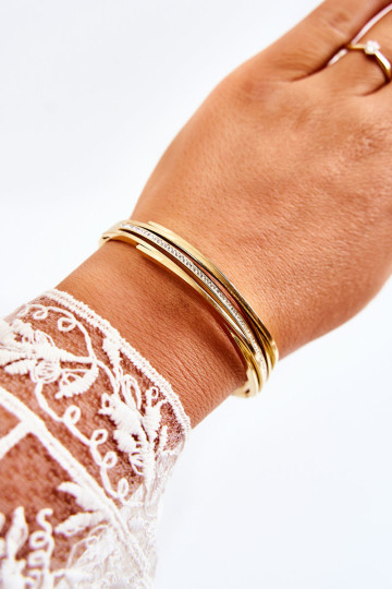 Moteriška apyrankė su cirkonio akmenukais 2