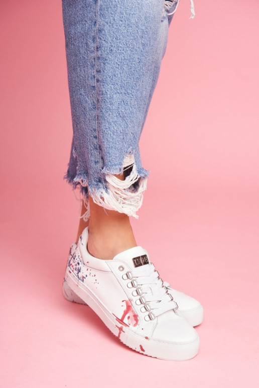 Moteriški odiniai sportbačiai balti GOE FF2N3027