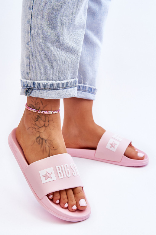 Moteriškos skaidrės Big Star FF274A201 Rožinė