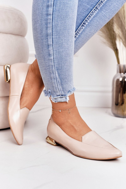 Loafers ant auksinių aukštakulnių Laura Messi...