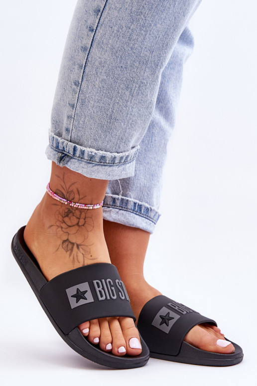 Moteriškos šlepetės Big Star FF274A200 juodos