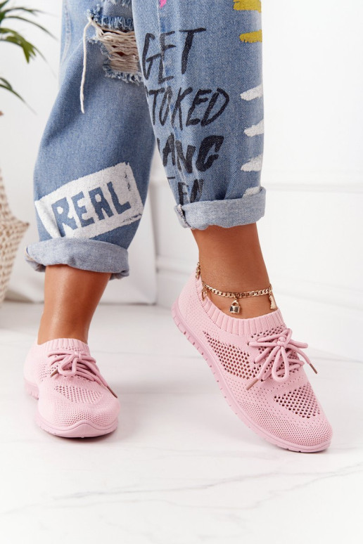 Moteriški sportiniai batai Rožiniai Jenny