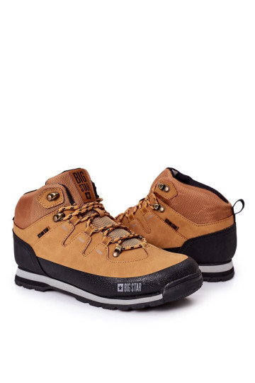 Vyriški izoliuoti žygio batai Big Star EE174438 Camel
