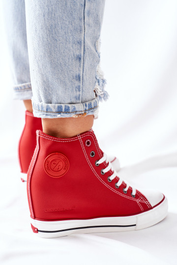 Eko odos Wedge Sneakers Cross Jeans II2R4026 Raudoni 2