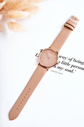 Moteriškas laikrodis Ernest Tamsiai smėlio spalvos smėlio... 2