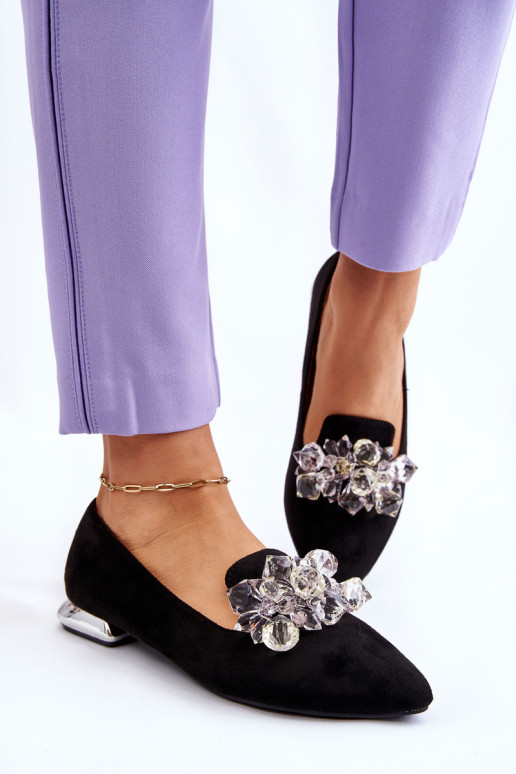 Moteriški papuošti batai su plokščiakulniais...