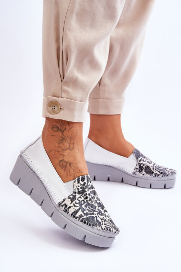 Odiniai pleištiniai sportbačiai Maciejka 5814A-11 Juoda... 2