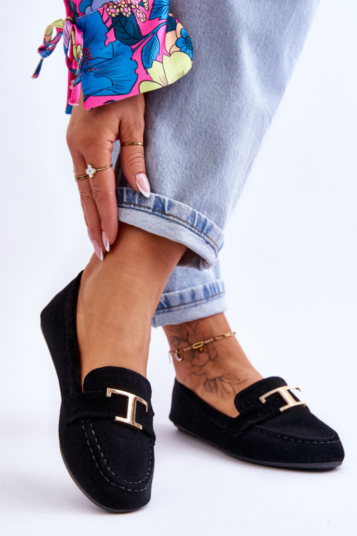 Klasikiniai Slip On Loafers Black Carly