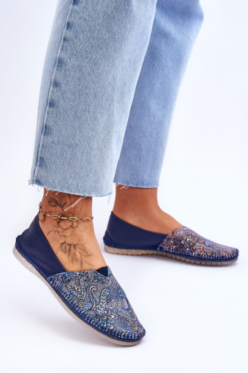 Moteriškos odinės balerinos Maciejka 01930-103 Tamsiai... 2