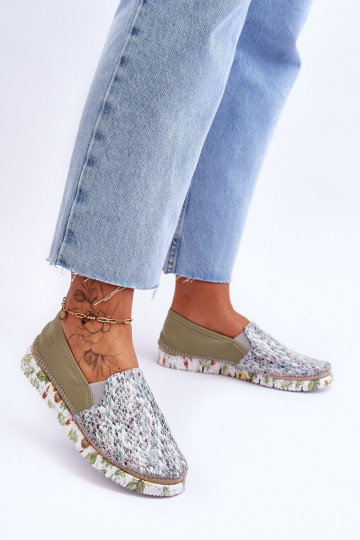 Moteriški odiniai užsegami batai Maciejka 03512-51 žalia 2