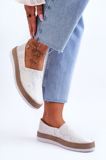 Eko odos Espadrilės Loafers Big Star LL276004 Balta