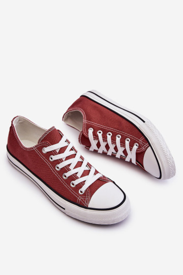 Klasikiniai žemi moteriški sportbačiai, rudi Vegasas