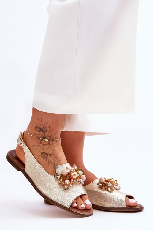 Zomšiniai plokšti sandalai Nicole 2805/064...