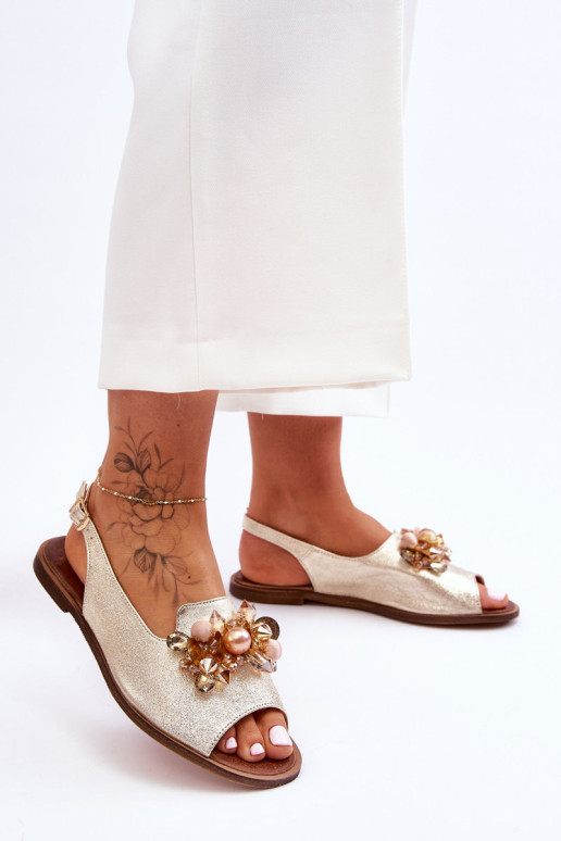 Zomšiniai plokšti sandalai Nicole 2805/064...