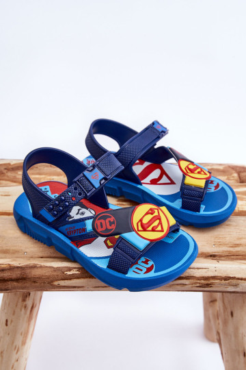Vaikiški sandalai Superman Grendene Kids JJ385050 mėlyni 2