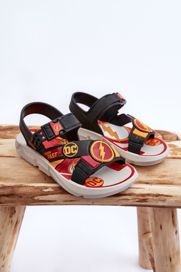 Vaikiški sandalai Blyksniai Grendene Kids JJ385051 Raudoni 2