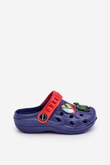 Vaikiški putplasčio lengvi sandalai tamsiai mėlyni...