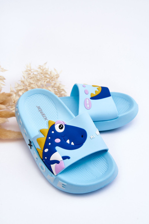 Vaikiškos putplasčio šlepetės Dinozaurų...