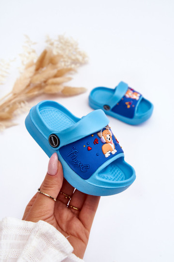 Lengvi vaikiški sandalai su gyvūnų motyvais Blue Rico